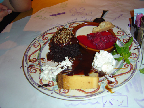 dessert platter from 117 celebration