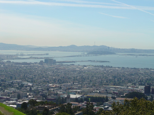 view toward the bay bridge