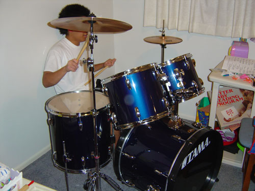 bro's new drumset